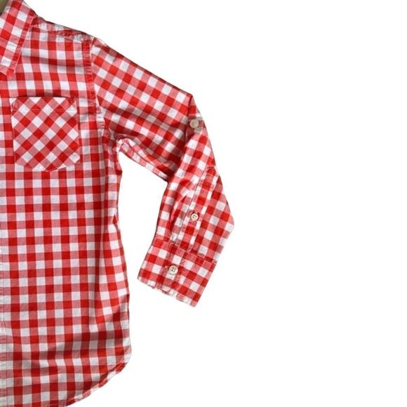 GAP Kids | Orange | CHECKED SHIRT - Picture 3 of 9